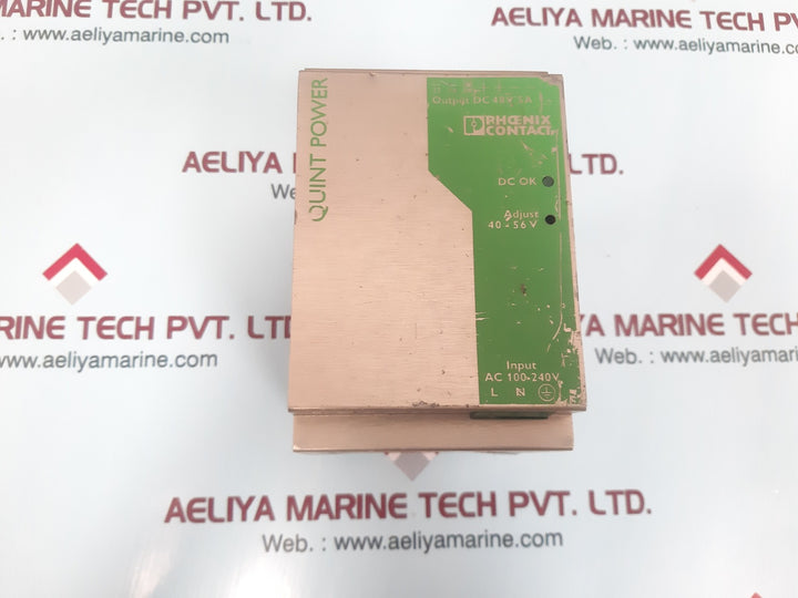 Phoenix contact quint-ps-100-240ac/48dc/5 power supply 
