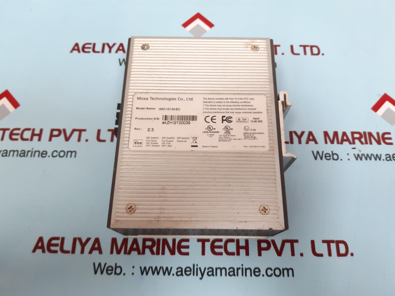 Moxa imc-101-m-sc industrial media converter 1201001011200