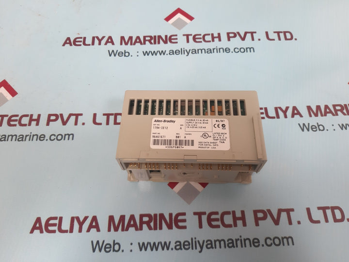 Allen-bradley 1794-ie12 ser.a flex i/o analog input module