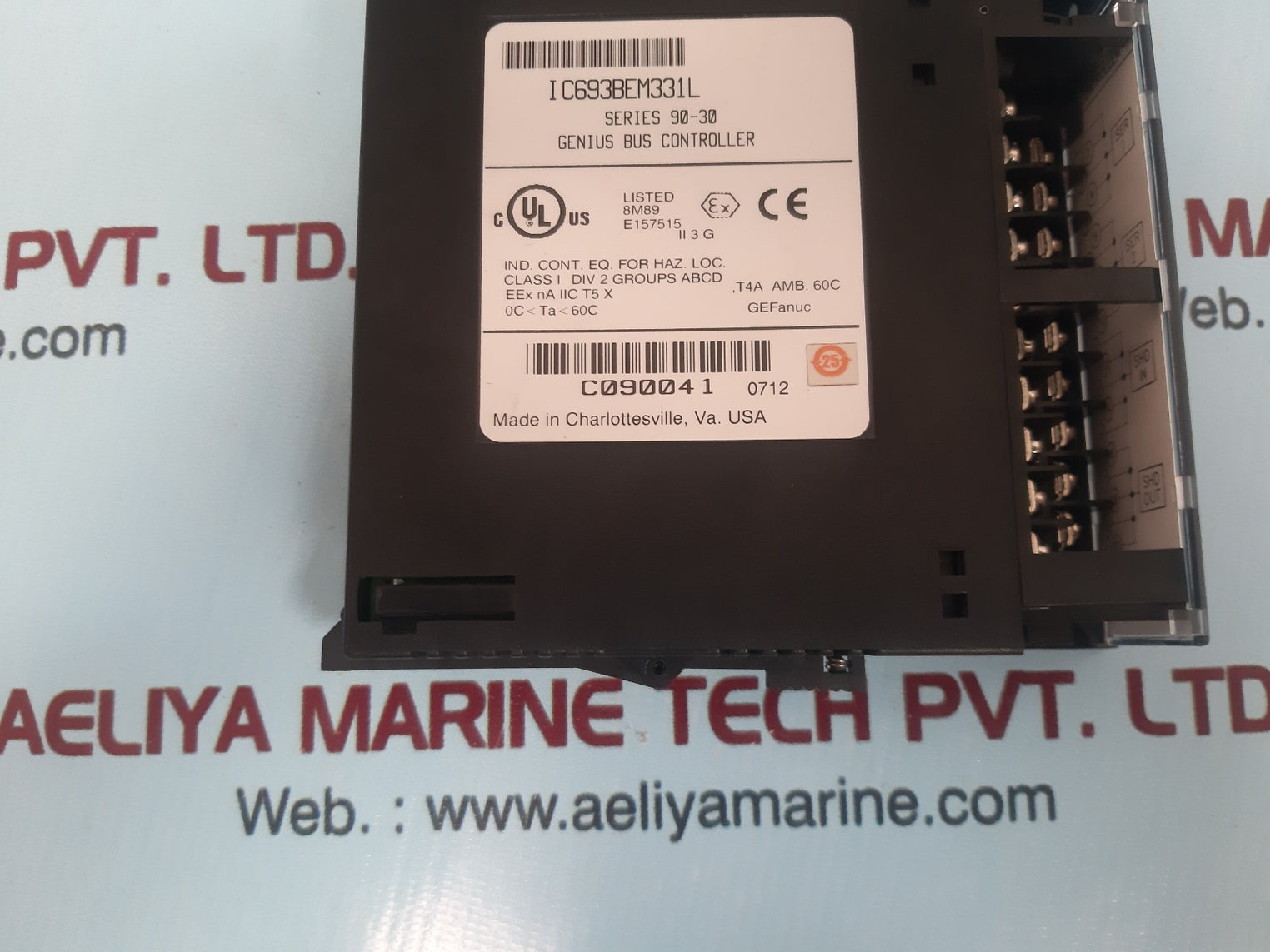 Ge fanuc ic693bem331l genius bus controller