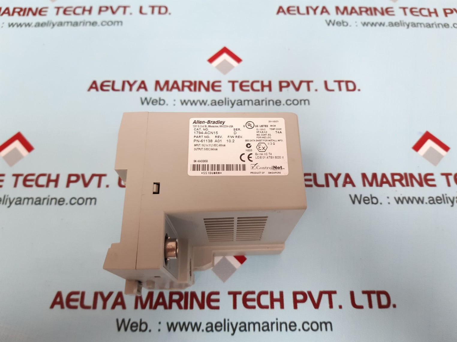 Allen-bradley 1794-acn15 flex i/0 control net adapter ser.d