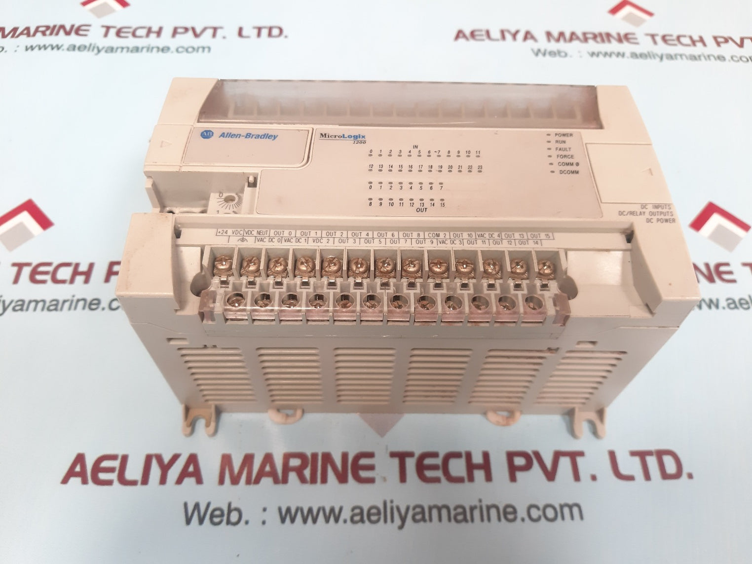 Allen-bradley micrologix 1200 1762-l40bxb plc controller rev.h