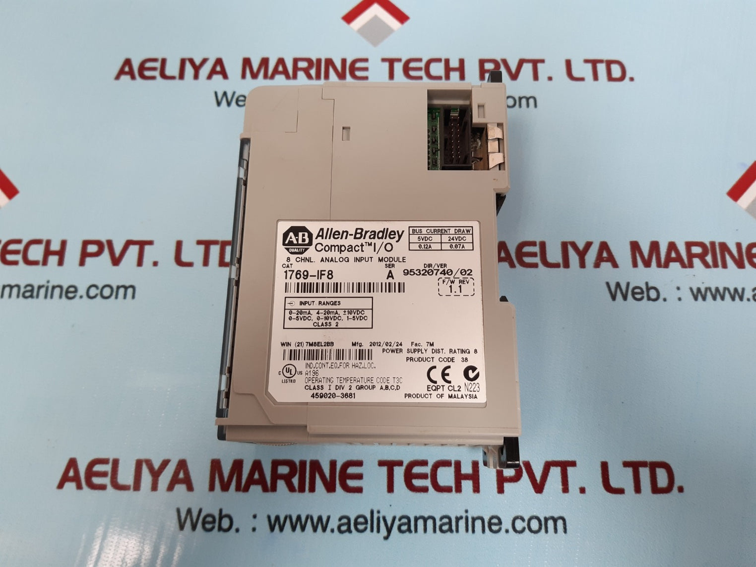 Allen-bradley 1769-if8 8 chnl. analog voltage current input module