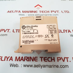 Allen-bradley micrologix 1762-ow8 ser.a rev.a relay output module 
