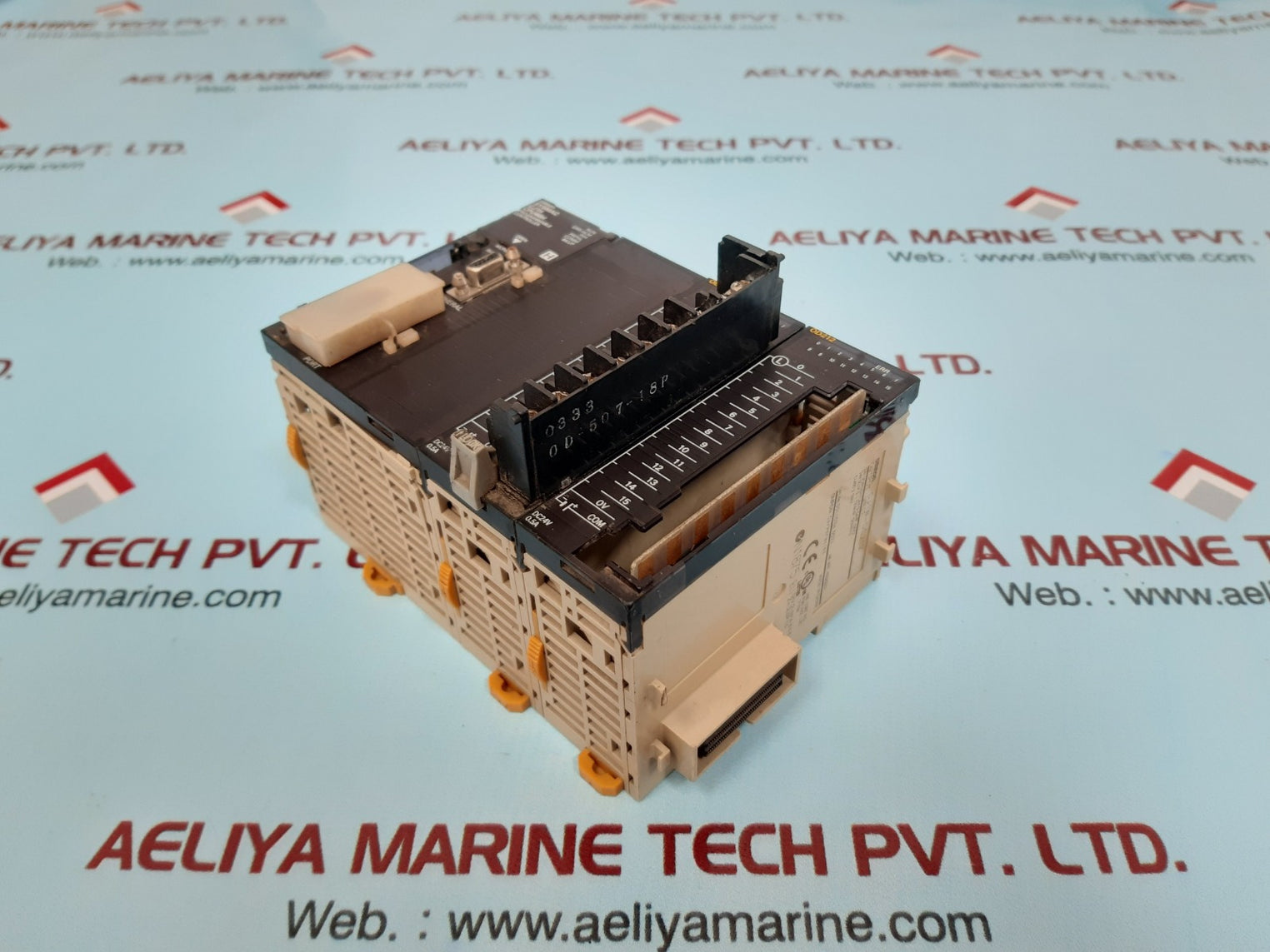 Omron cj1w-od212 output unit module cj1h-cpu66h