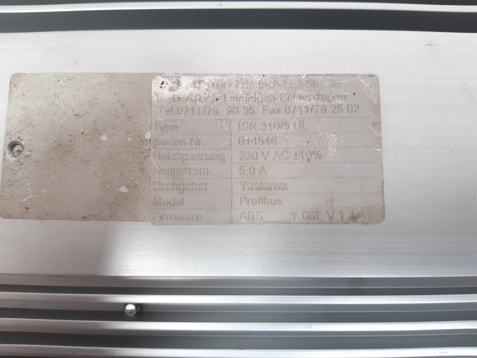Igas ars-310/5 servo controller isr 310/5 ul
