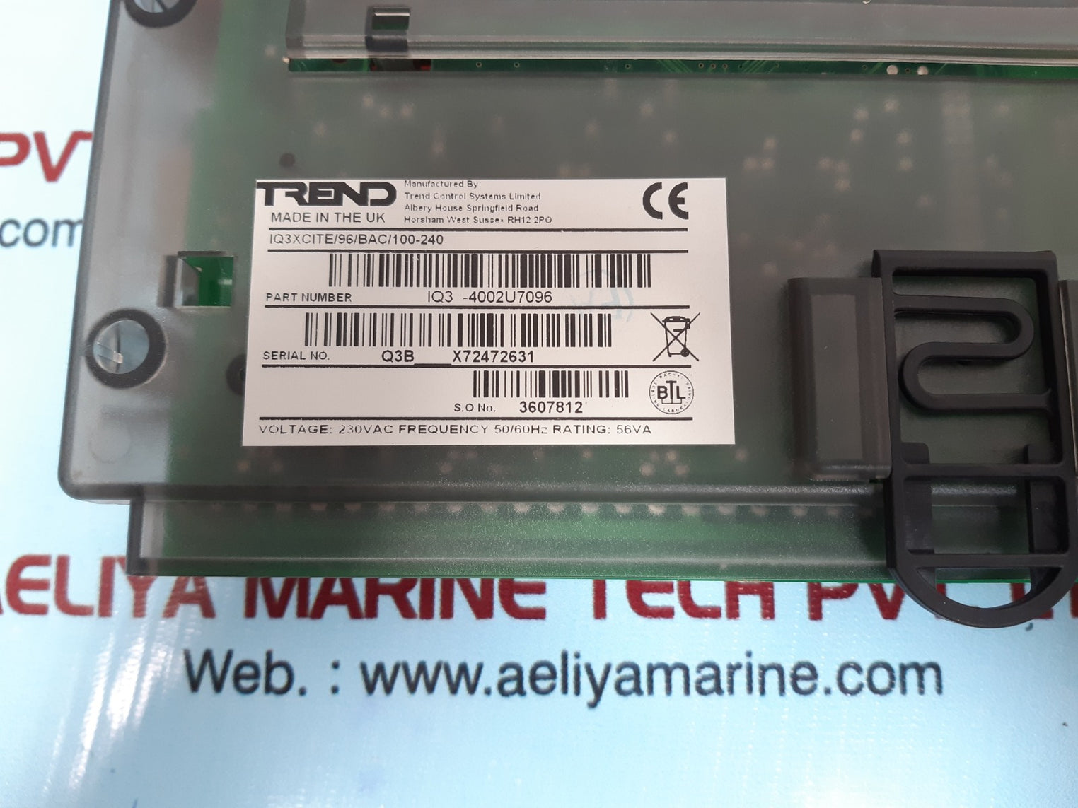 Trend iqe 3xcite controller iq3xcite/96/bac/100-240