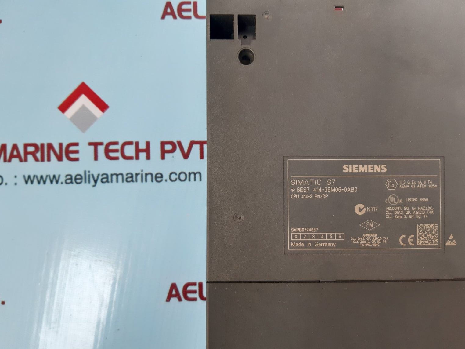 Siemens simatic s7 central processing unit 6es7 414-3em06-0ab0