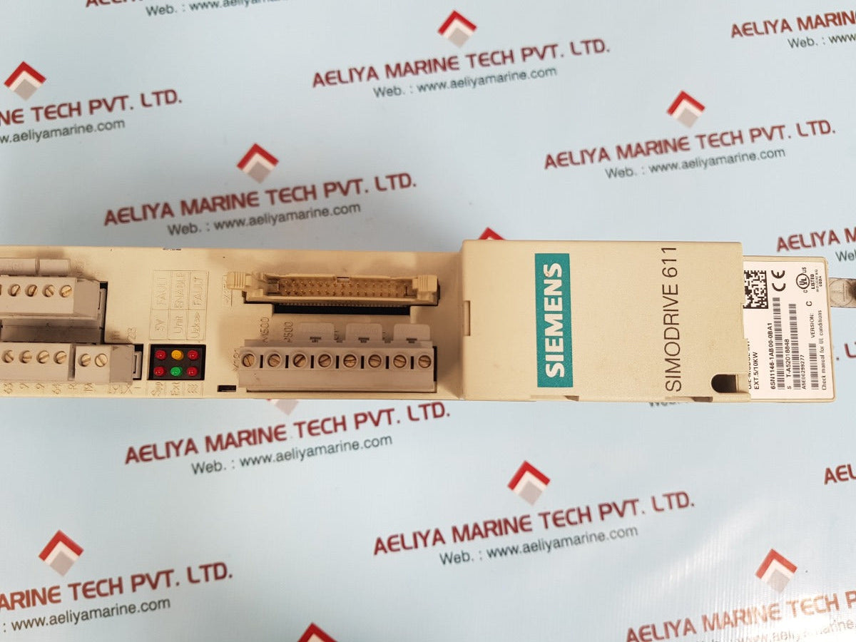 Siemens simodrive 611 infeed module 6sn1146-1ab00-0ba1