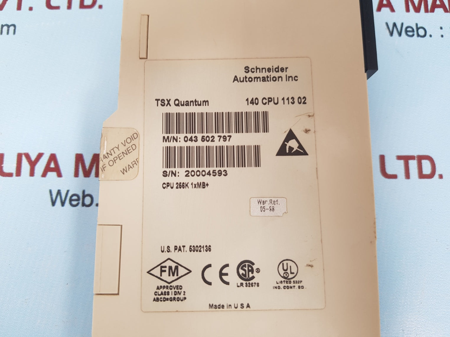 Schneider 140 cpu 113 02 tsx quantum controller