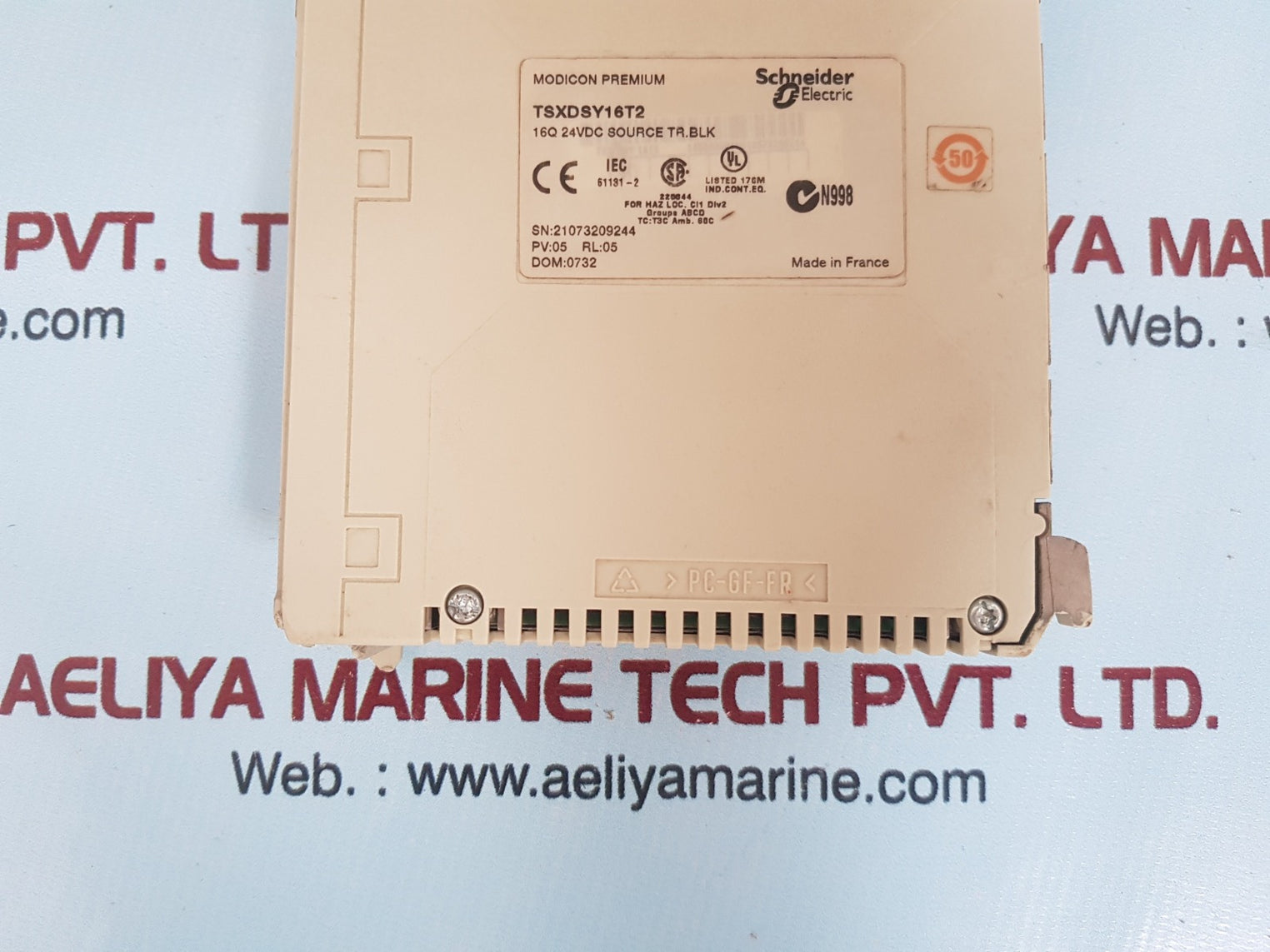 Schneider tsxdsy16t2 modicon premium output module