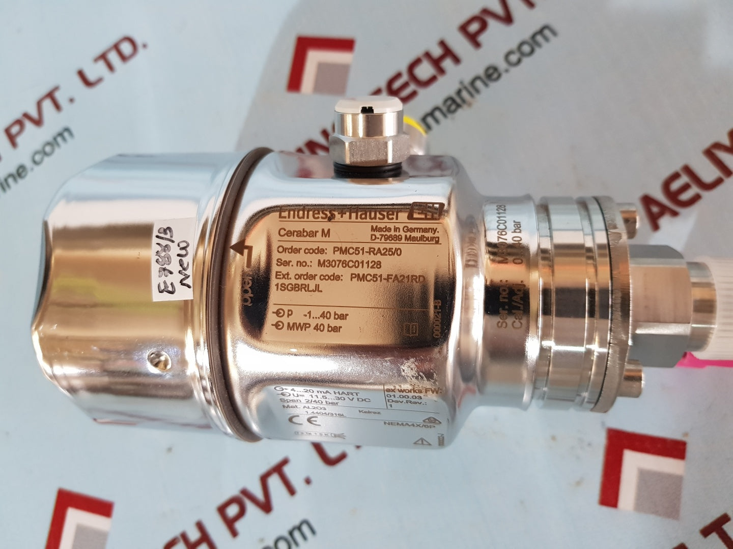 Endress+hauser cerabar m pmc51-ra25/0