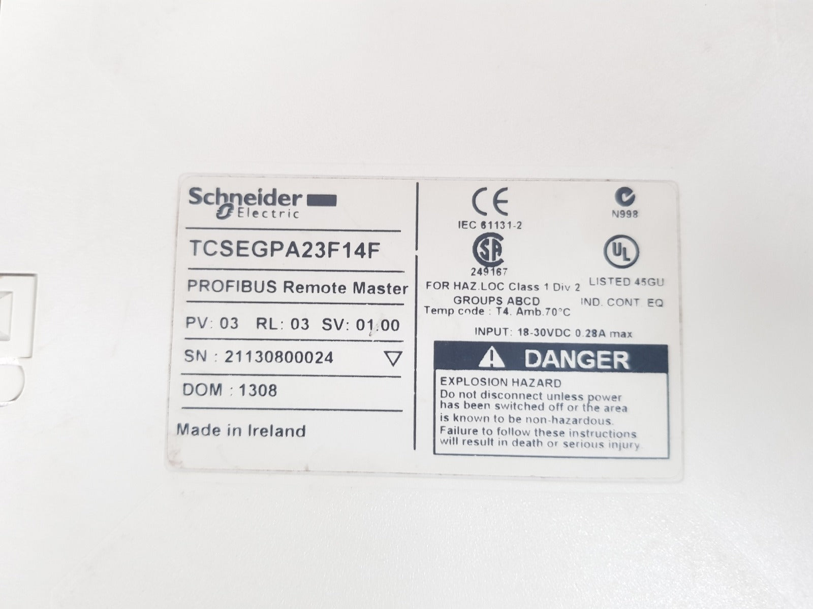 schneider electric tcsegpa23f14f profibus remote master rl.03