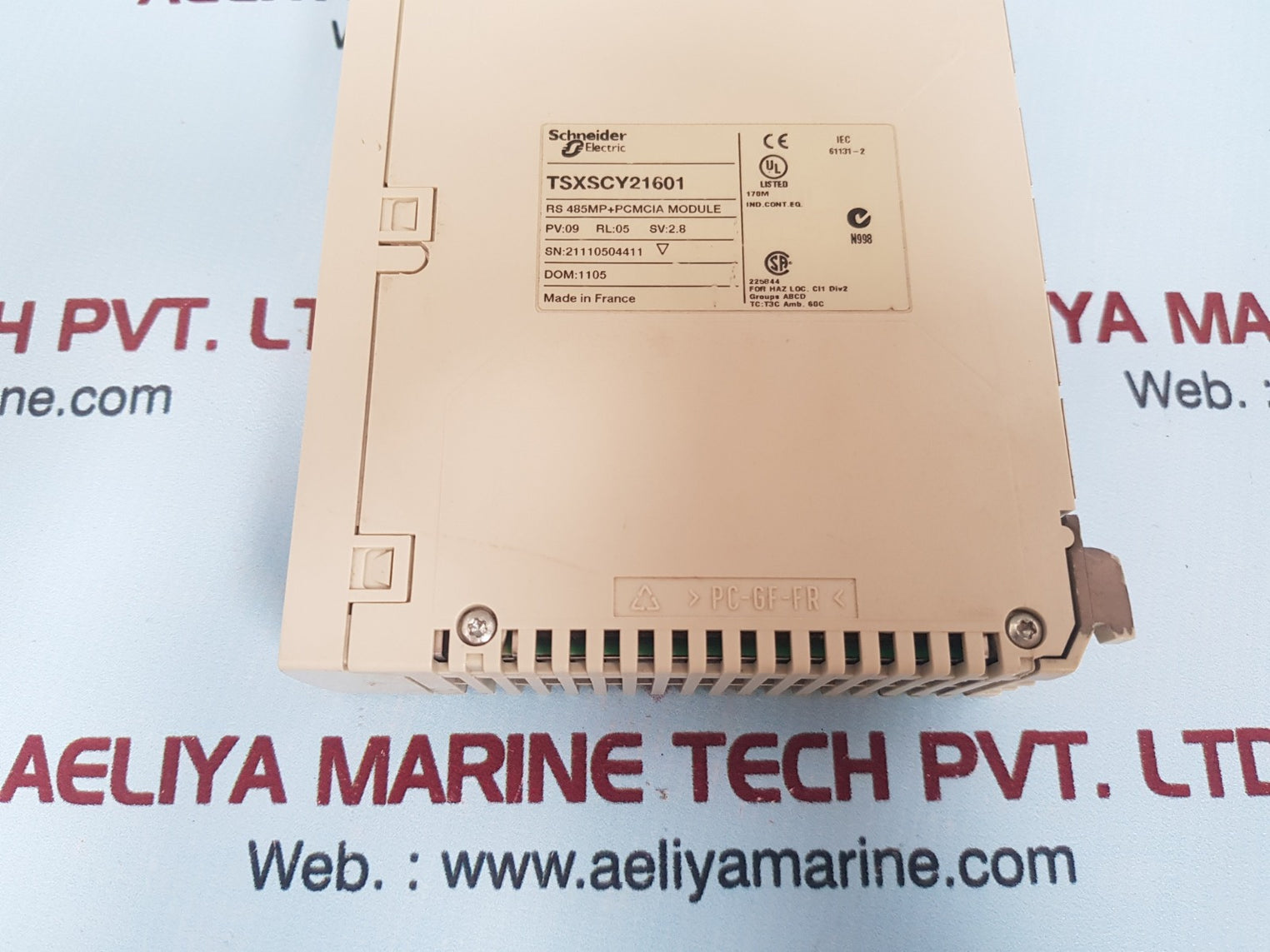 Schneider electric tsxscy21601 rs 485mp+pcmcia module