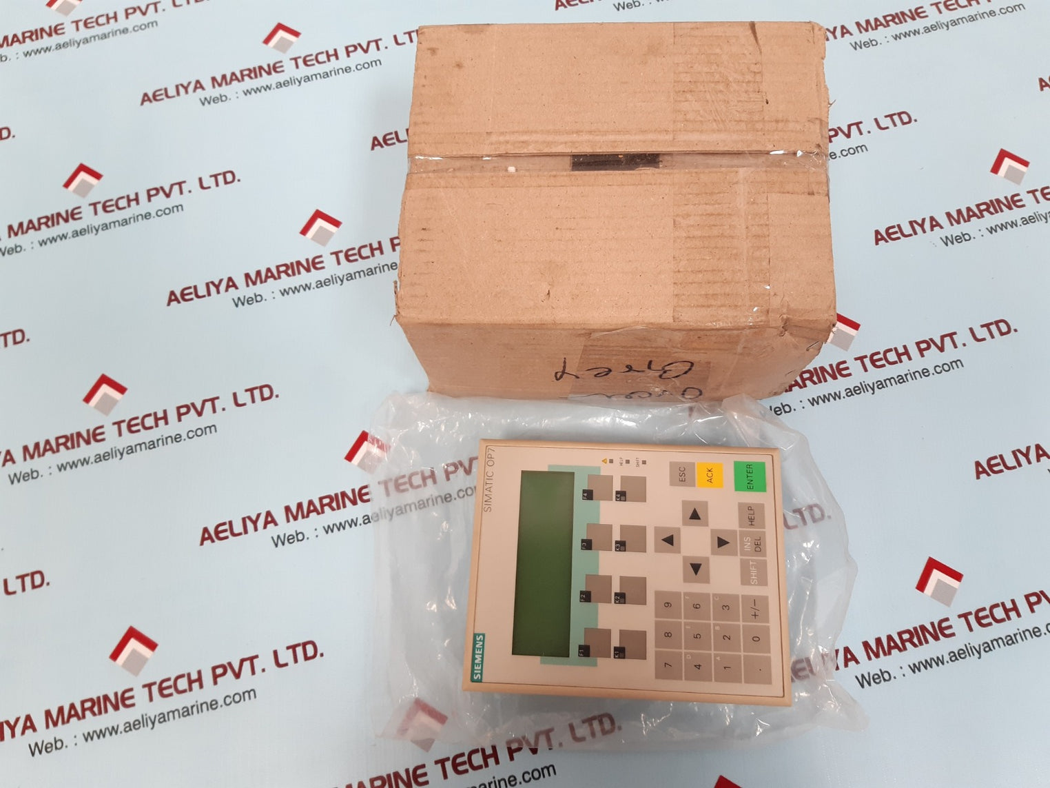 Siemens simatic op7 -dp operator panel 6av3 607-1jc20-0ax1(Not Working)