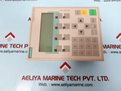 Siemens simatic op7 -dp operator panel 6av3 607-1jc20-0ax1(Not Working)