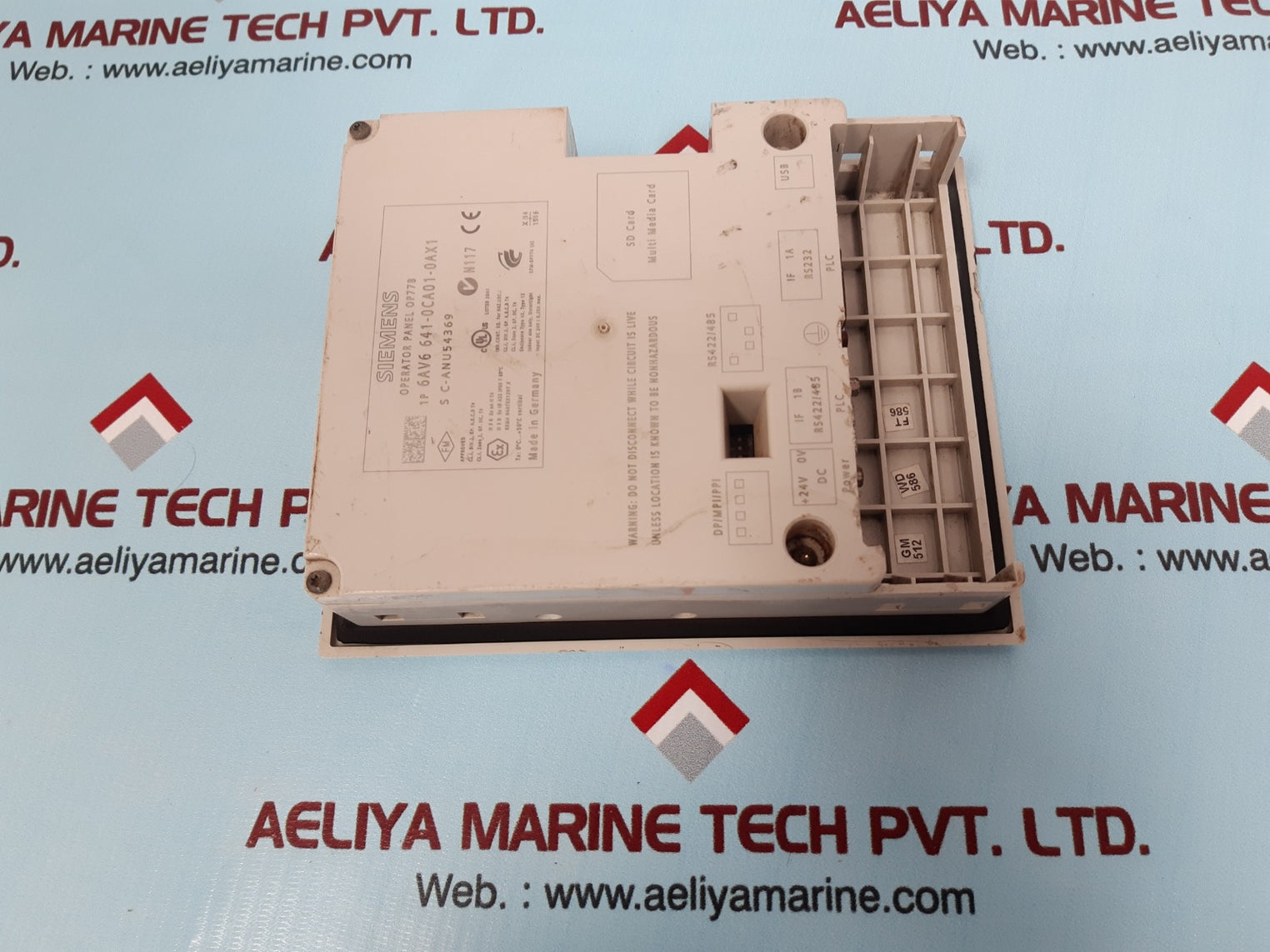 Siemens simatic op77b operator panel 6av6 641-0ca01-0ax1