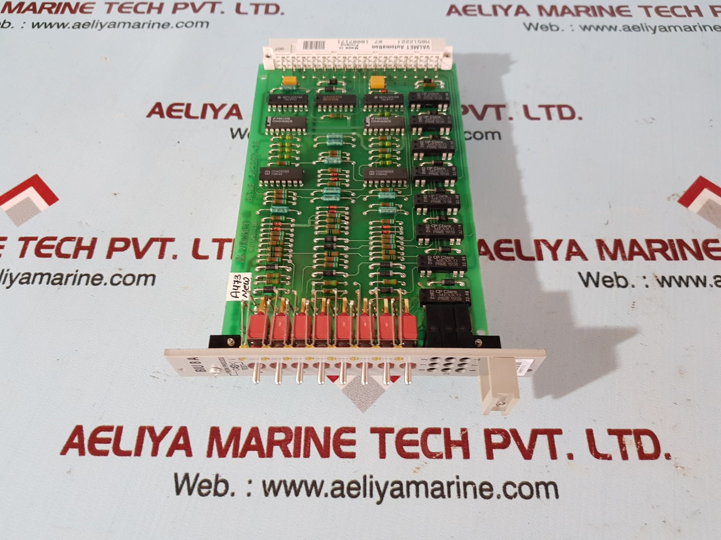 Valmet m851222 biu8a binary input unit module biu8 542803-6b