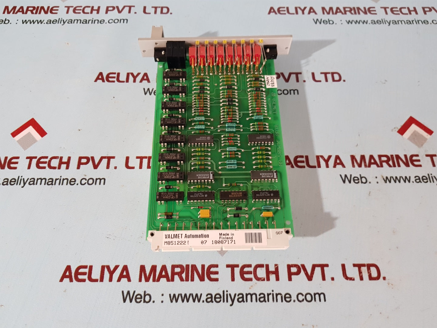 Valmet m851222 biu8a binary input unit module biu8 542803-6b