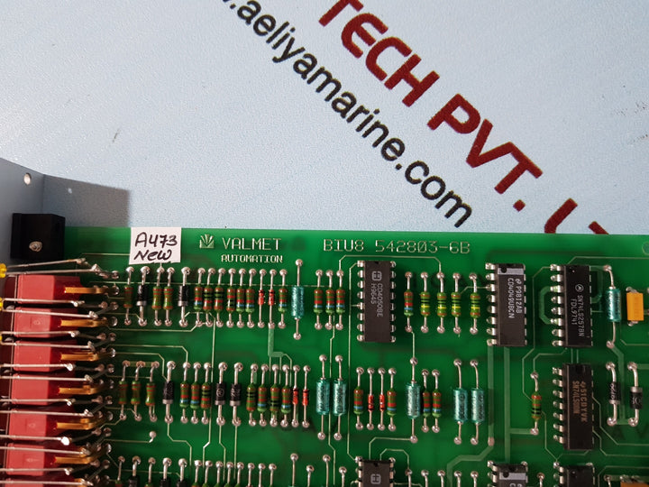 Valmet m851222 biu8a binary input unit module biu8 542803-6b
