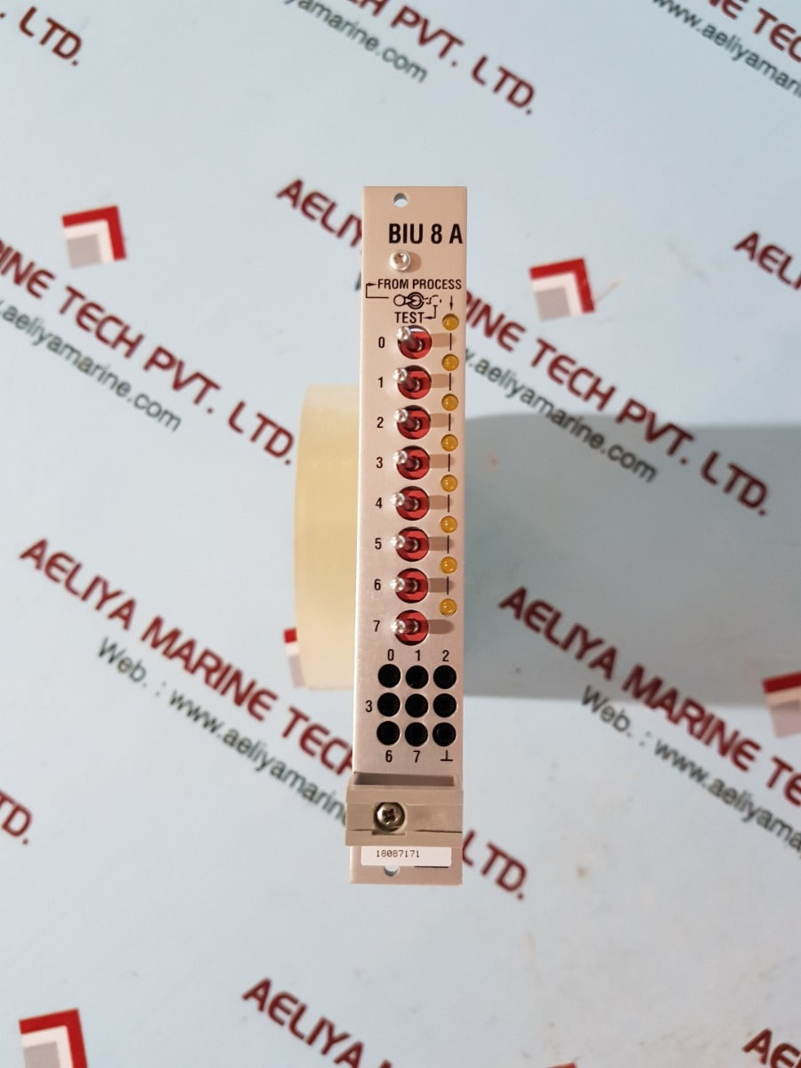 Valmet m851222 biu8a binary input unit module biu8 542803-6b