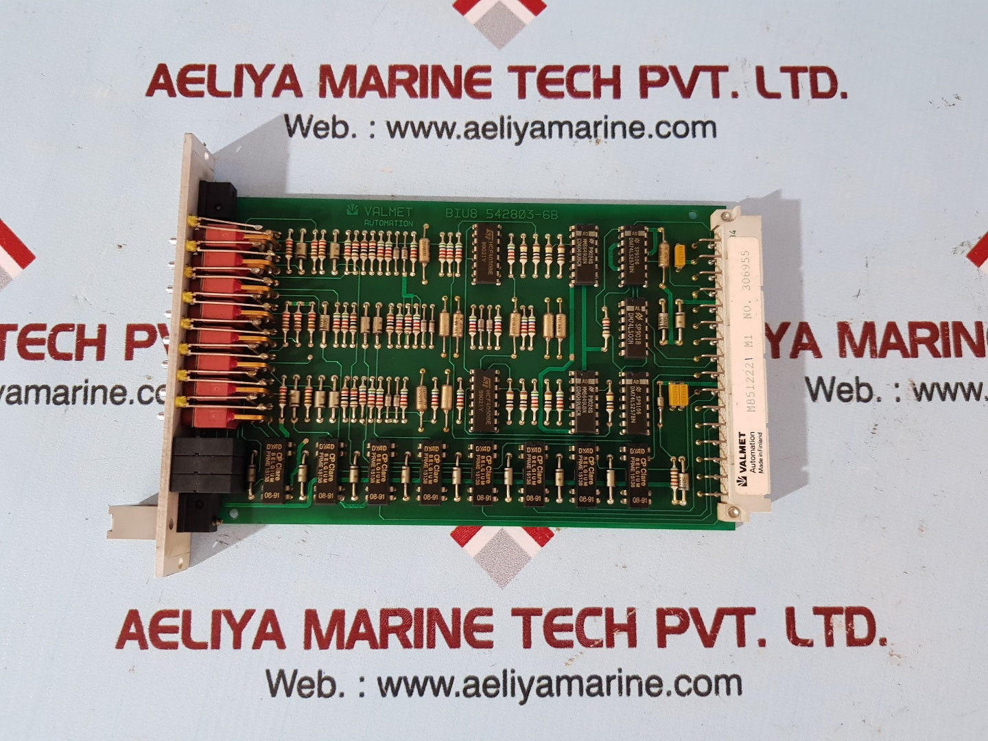 Valmet m851222 binary input module biu8 542803-6b