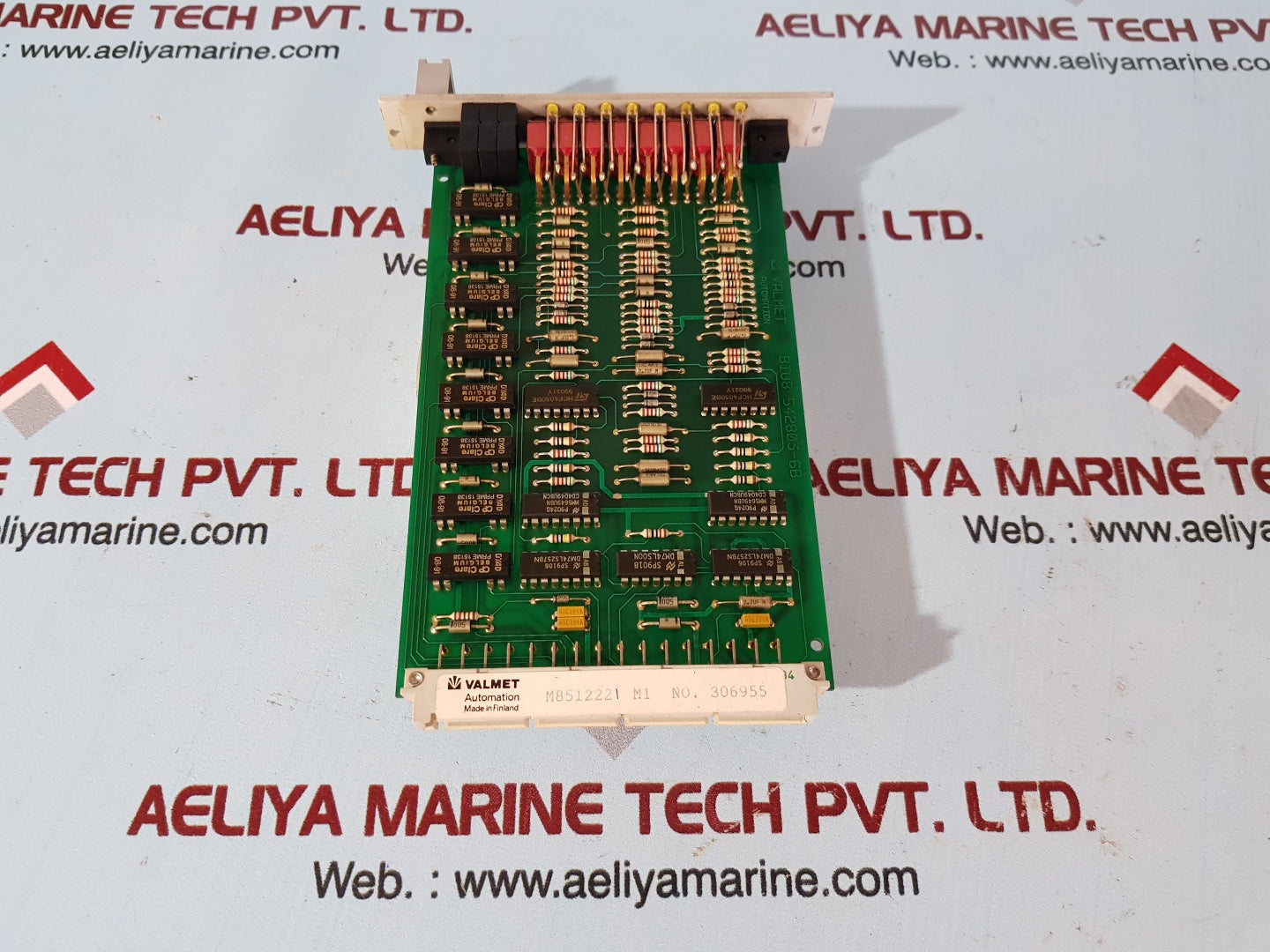 Valmet m851222 binary input module biu8 542803-6b