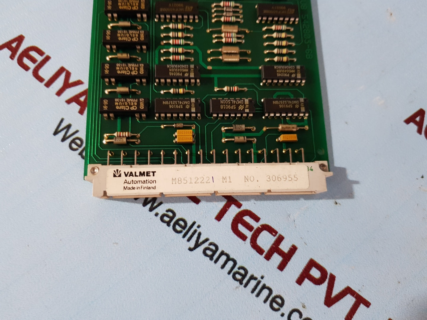 Valmet m851222 binary input module biu8 542803-6b