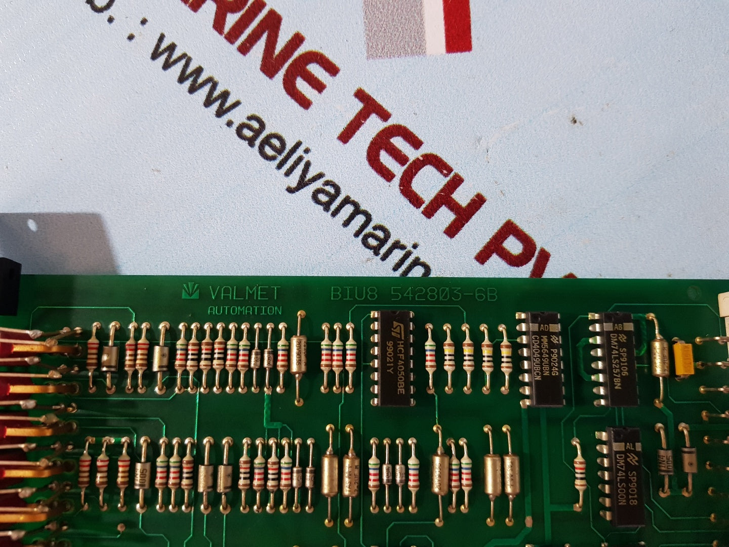 Valmet m851222 binary input module biu8 542803-6b