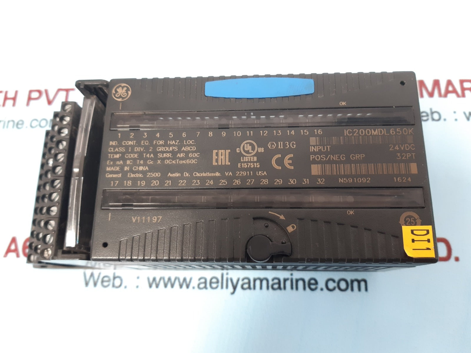 Ge ic200mdl650k input module