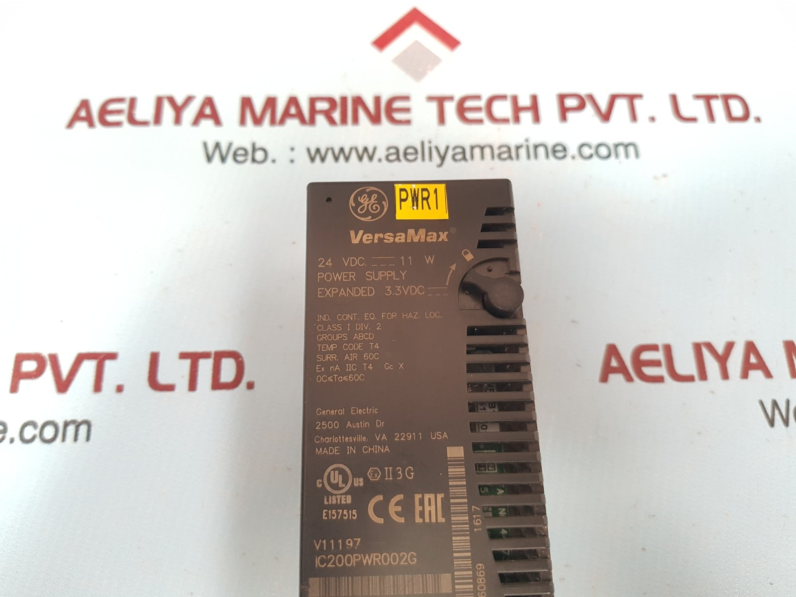 Ge ic200pwr002g versa max plc power supply pwr 1
