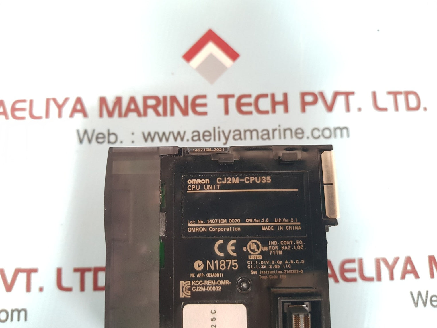 omron sysmac cj2m-cpu35 cpu unit