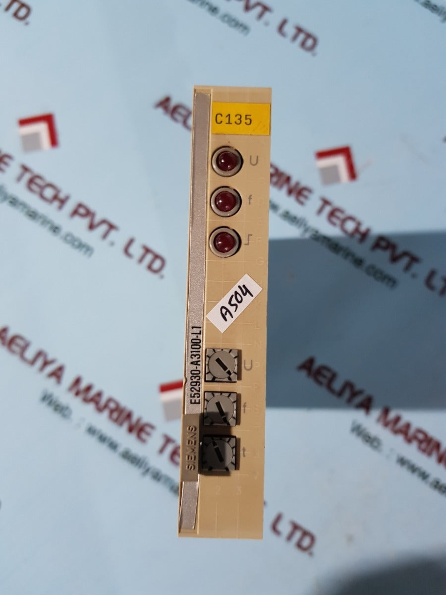 Siemens e52930-a3100-l1 module