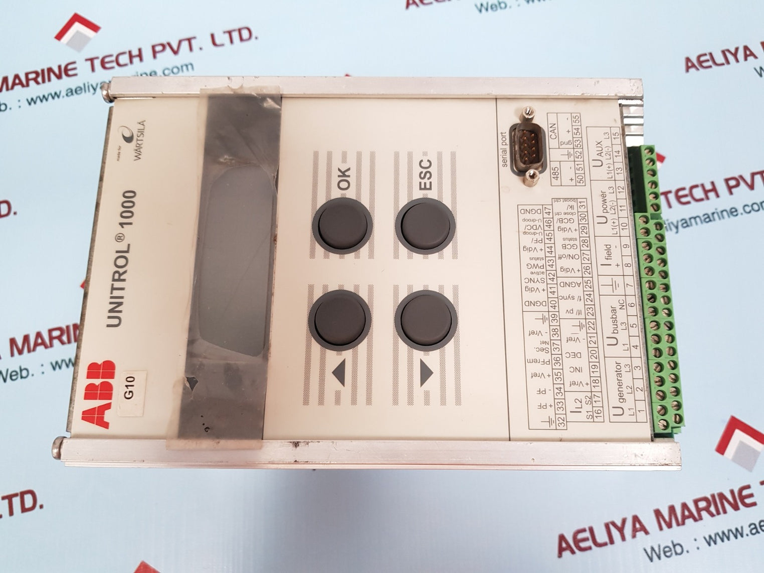 Abb unitrol 1000 voltage regulator 3bhe014557r6104