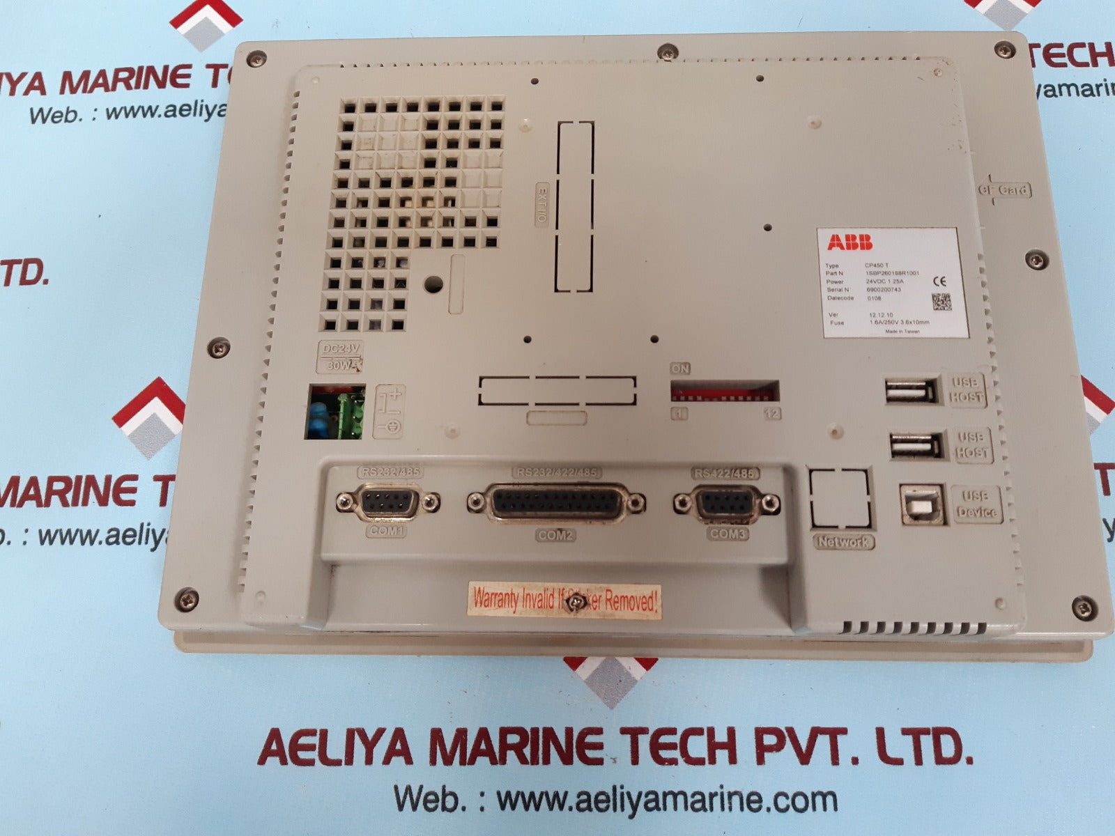 Abb cp450 t touch panel 1sbp260188r1001