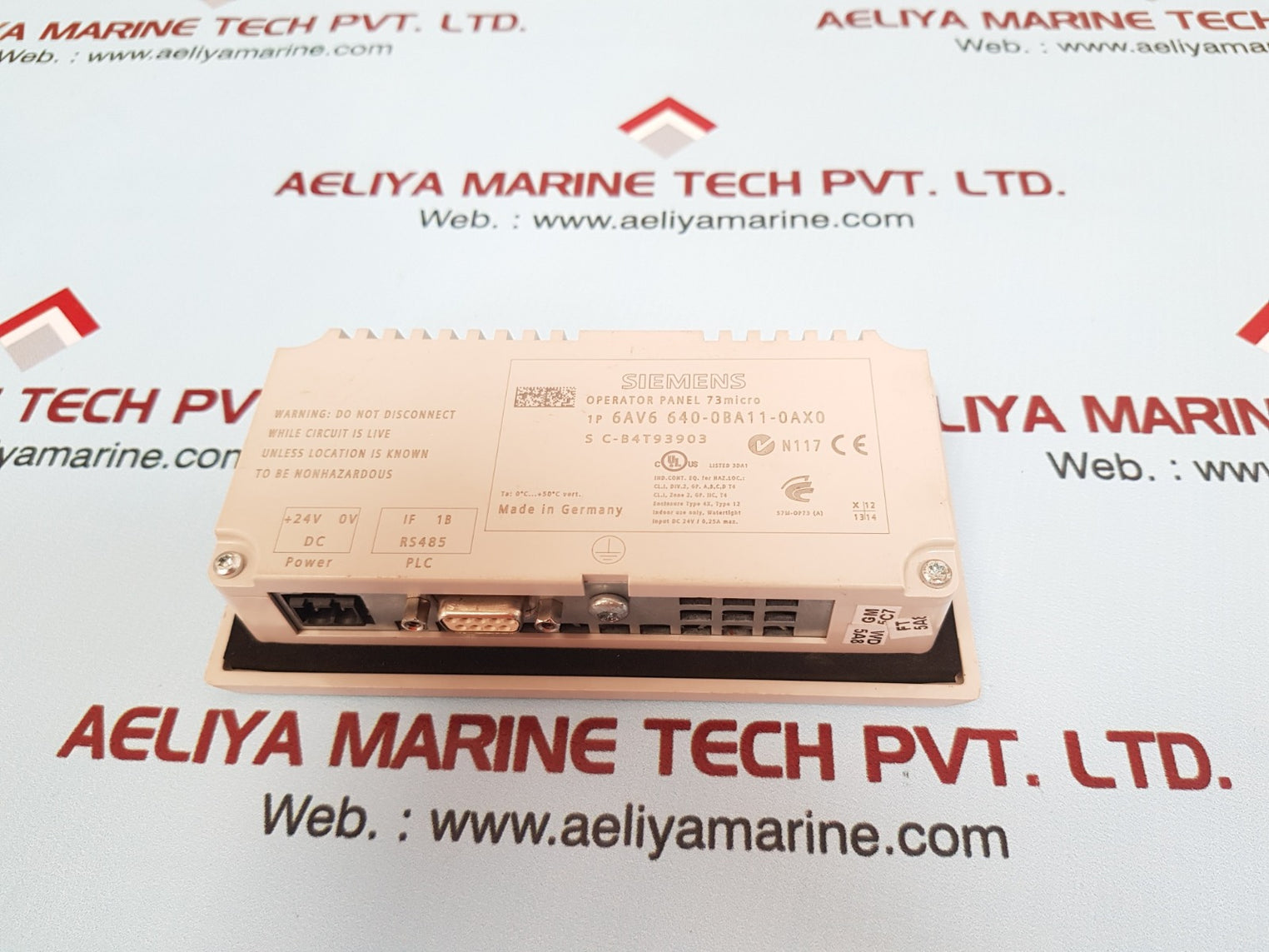 Siemens 6av6 640-0ba11-0ax0 operator panel 73micro