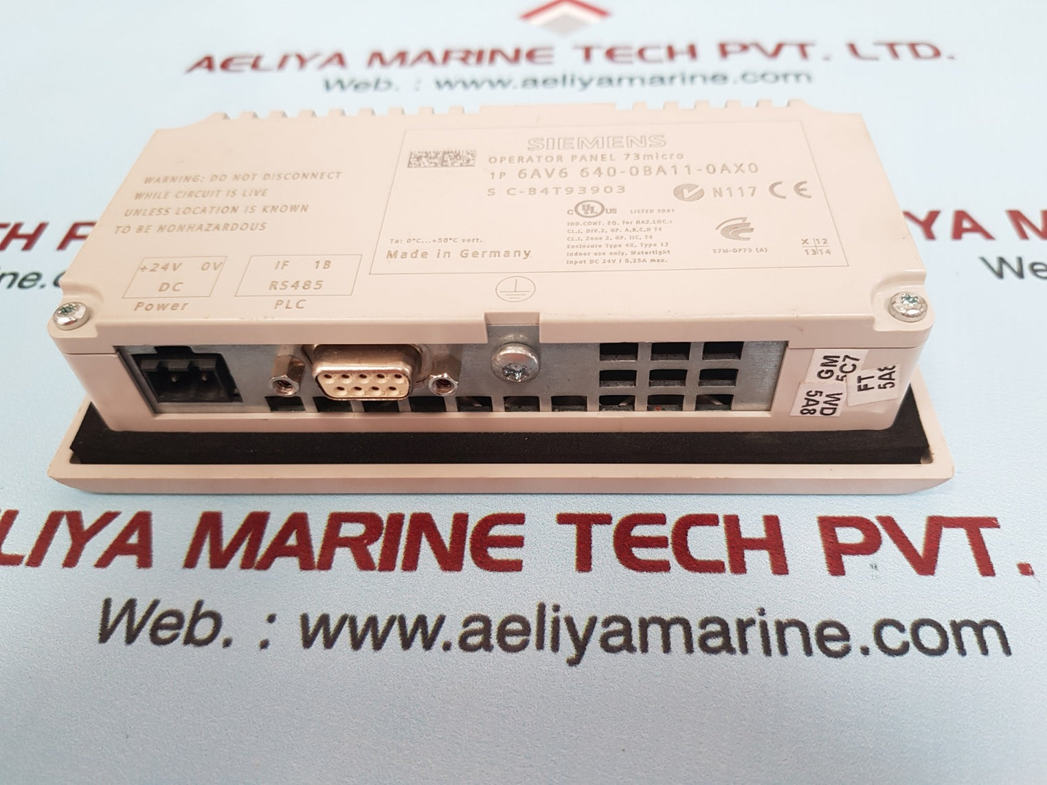 Siemens 6av6 640-0ba11-0ax0 operator panel 73micro