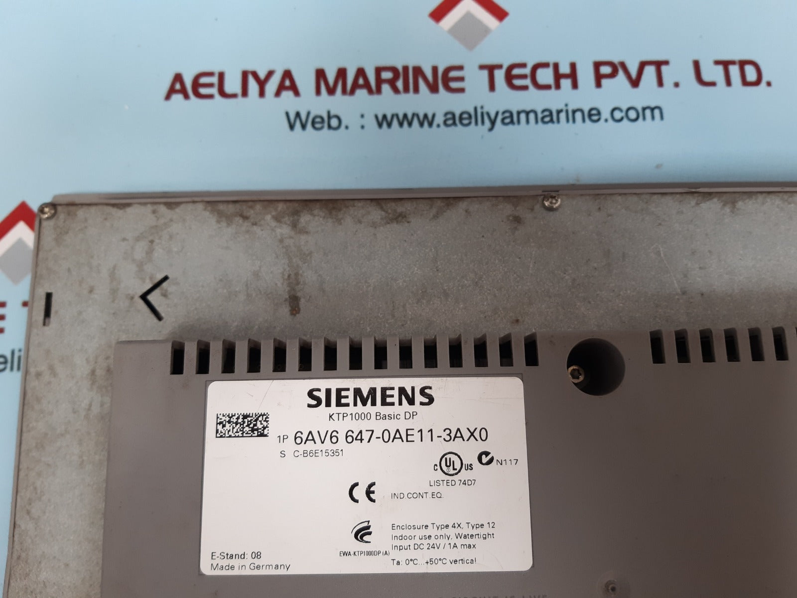 Siemens 6av6 647-0ae11-3ax0 simatic ktp1000 panel 