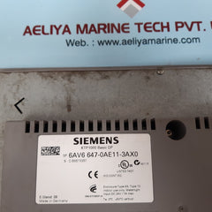Siemens 6av6 647-0ae11-3ax0 simatic ktp1000 panel 
