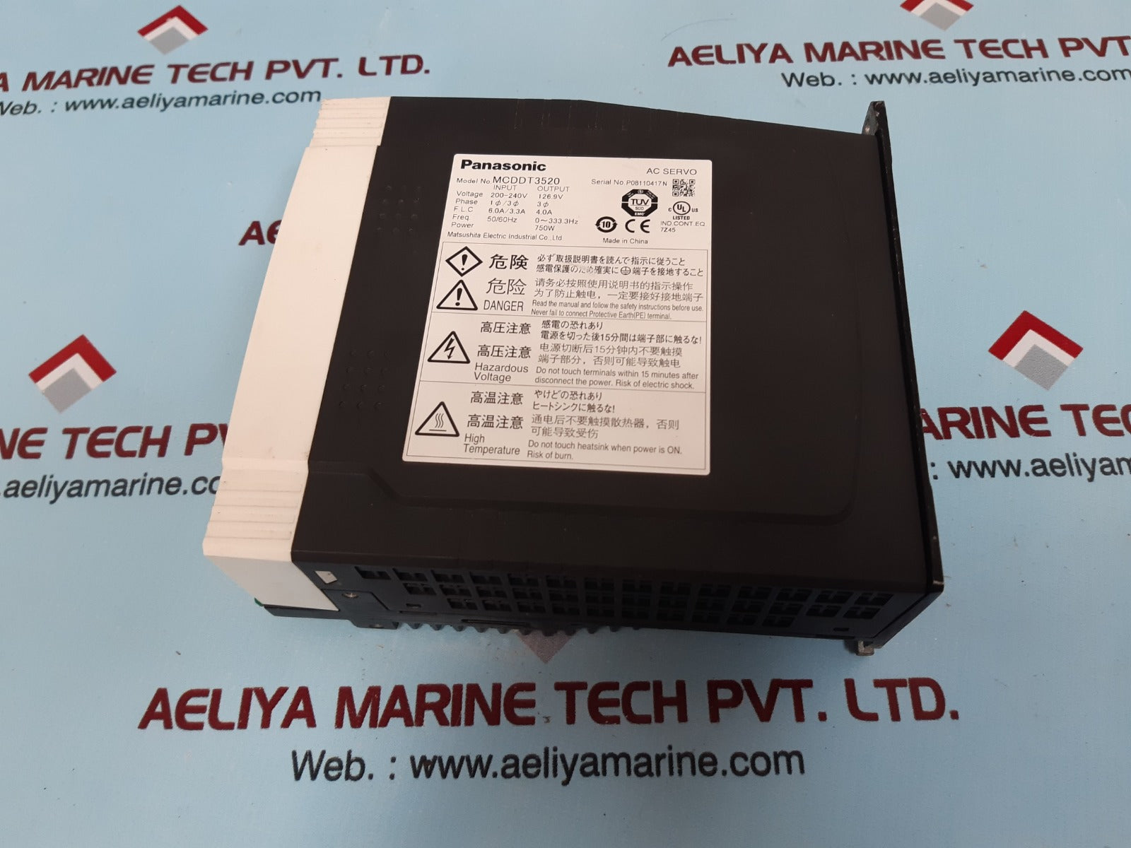 Panasonic mcddt3520 ac servo driver
