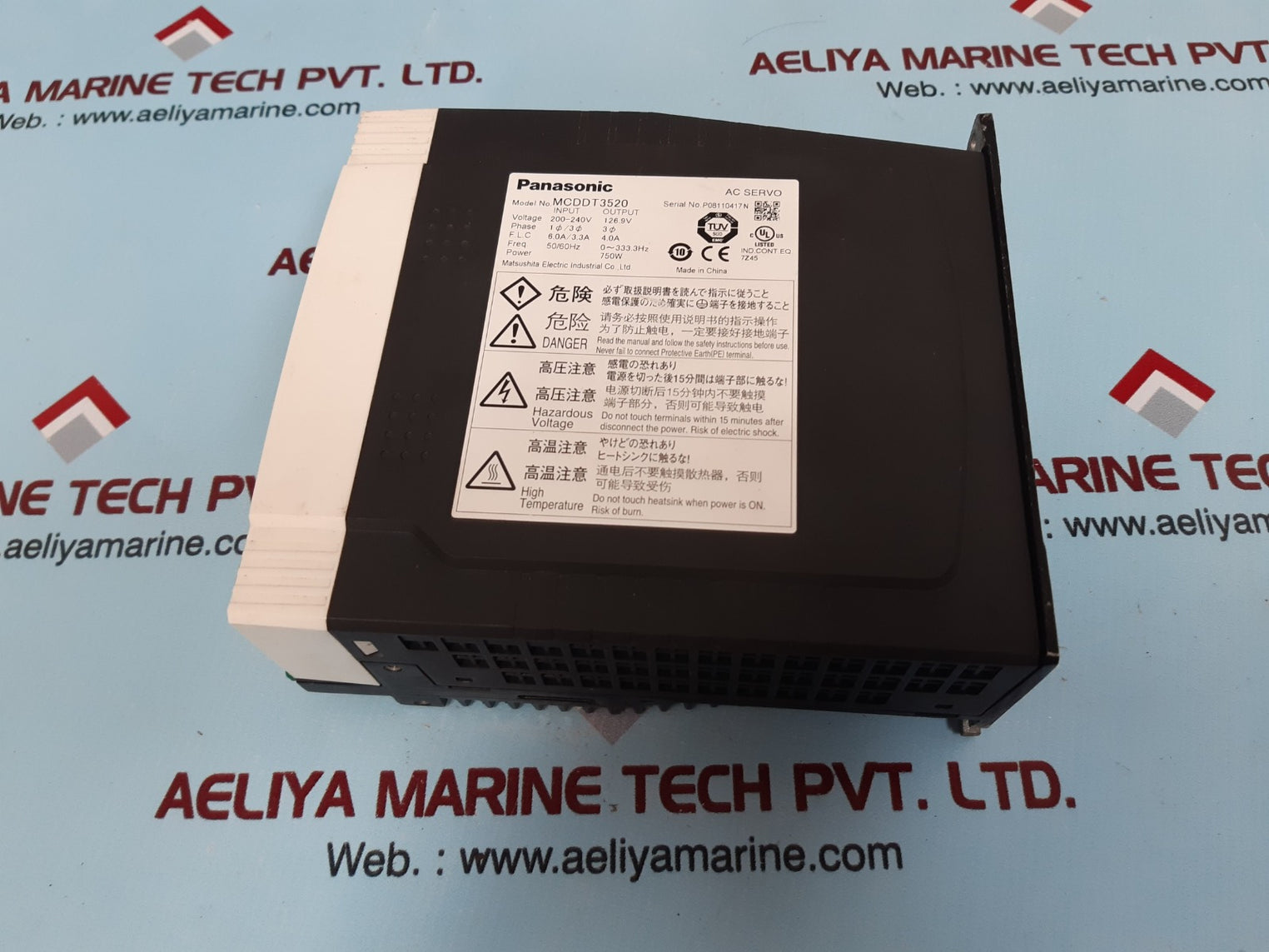 Panasonic mcddt3520 ac servo driver