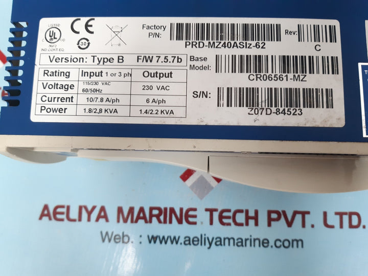 Kollmorgen servostar cd cr06561-mz servo drive