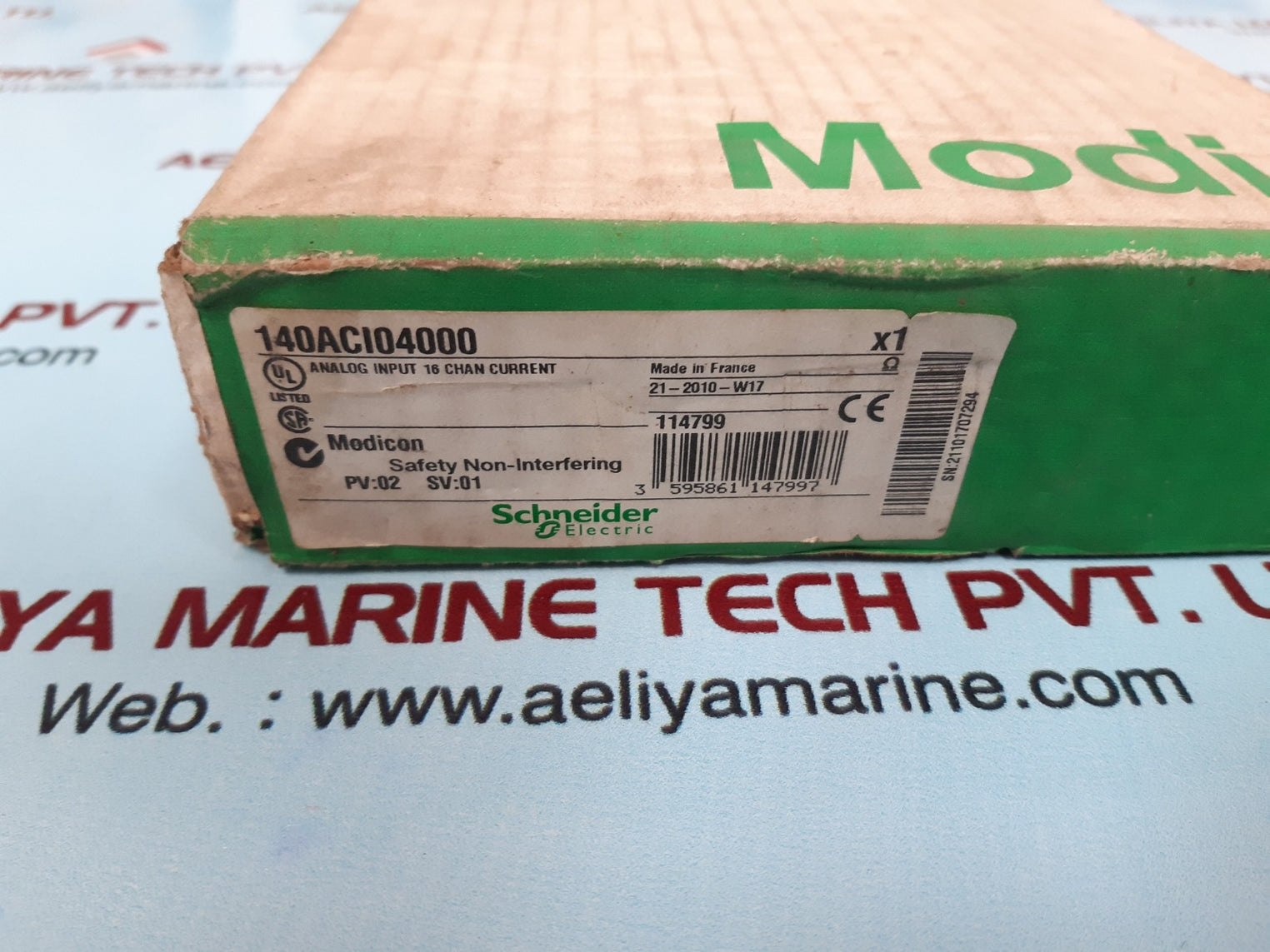 Schneider modicon 140aci04000 analog input module 