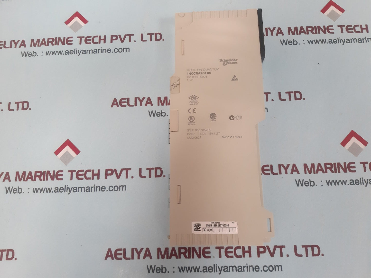 Schneider electric modicon quantum 140cra93100 rio drop module 