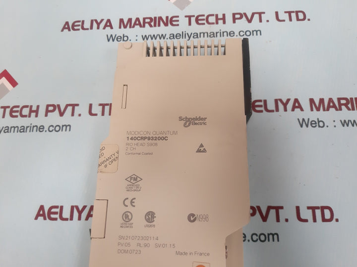 Schneider modicon quantum 140crp93200c rio head adptor module 
