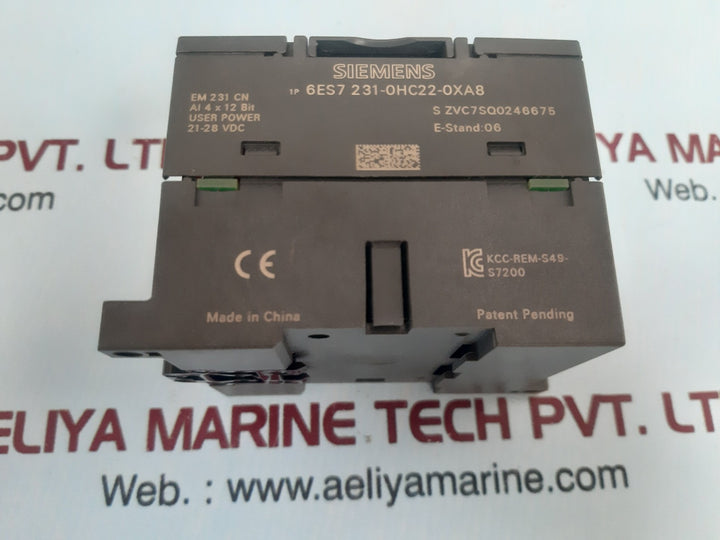 Siemens 6es7 231-0hc22-0xa8 analog input module