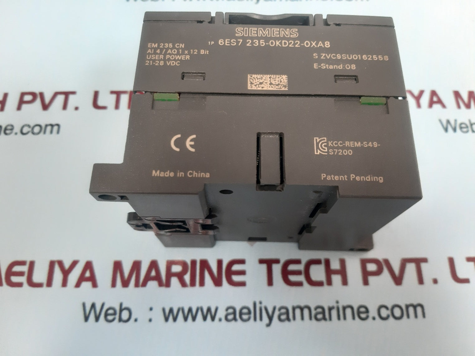 Siemens 1p 6es7 235-0kd22-0xa8 analog i/o module em 235 cn