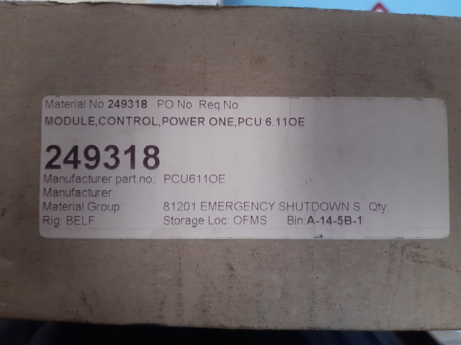 Power Control Unit Module Power-one powec pcu 6.110e power control module – Aeliya Marine Tech®