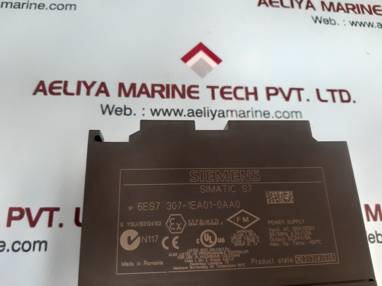 Siemens simatic s7 6es7 307-1ea01-0aa0 power supply module 