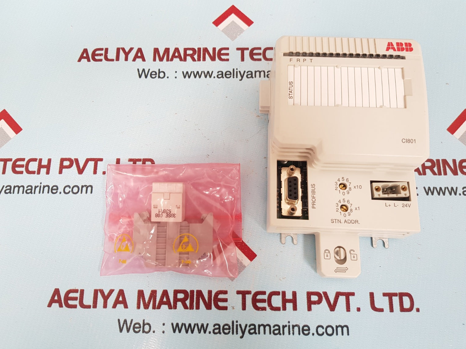 Abb ci801 profibus communication digital i/o module 3bse022366r1